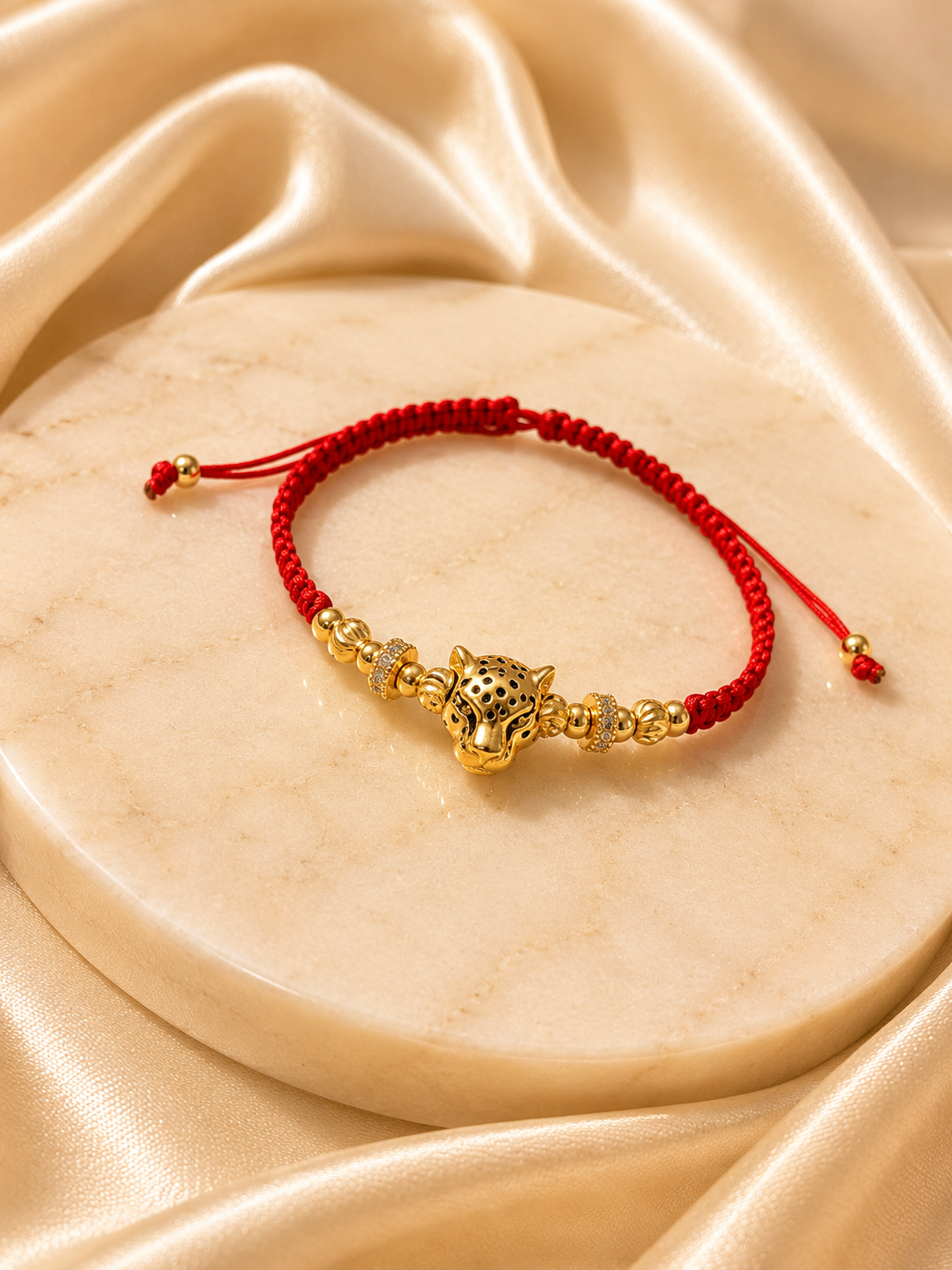 Pulsera de Protección Pantera Dorada
