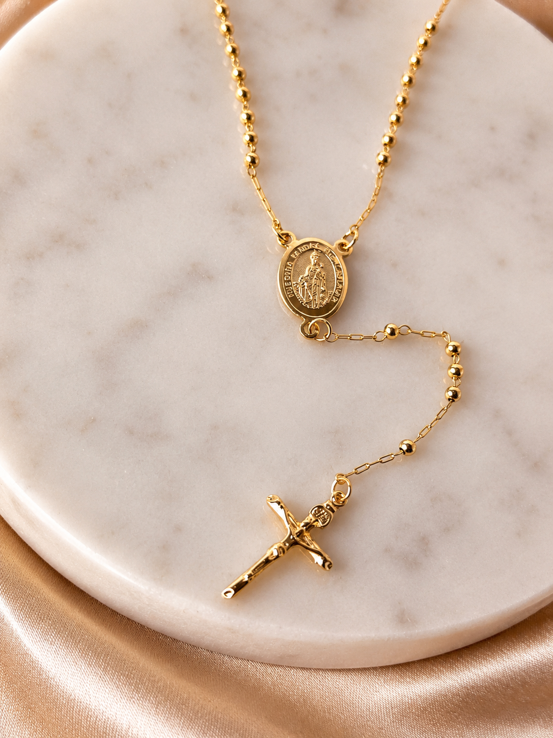 Collar Rosario Celestial