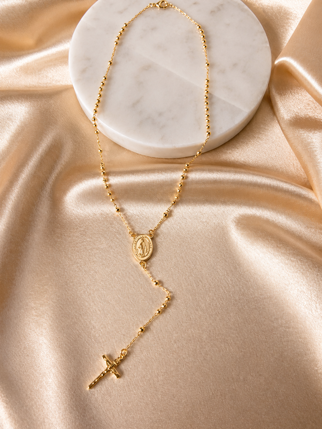 Collar Rosario Celestial