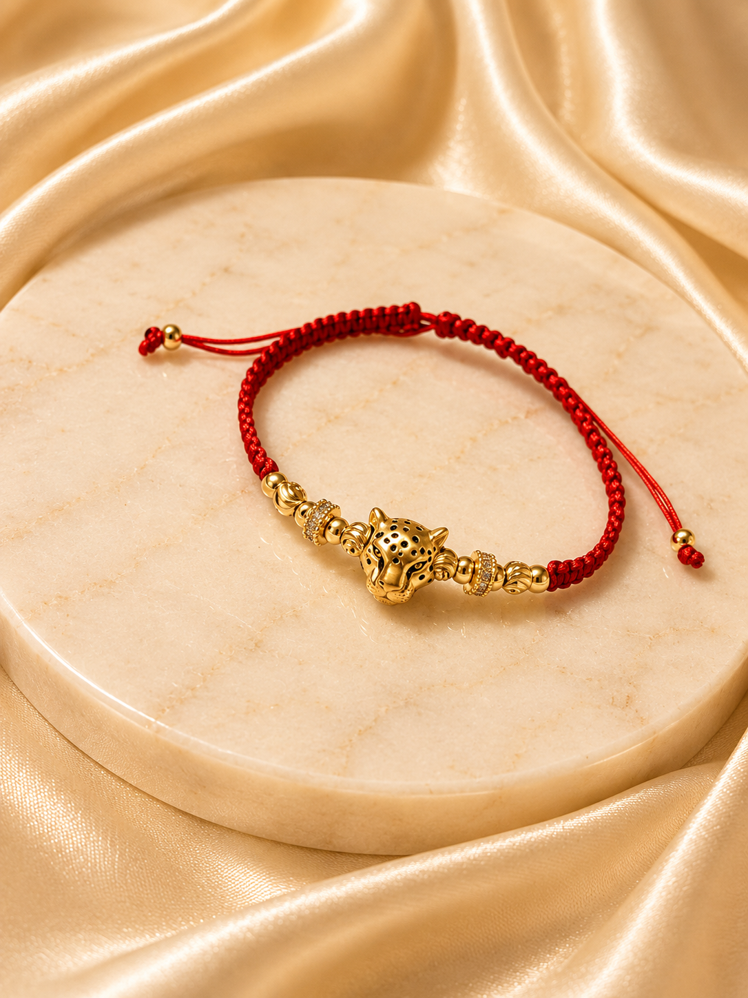 Pulsera de Protección Pantera Dorada
