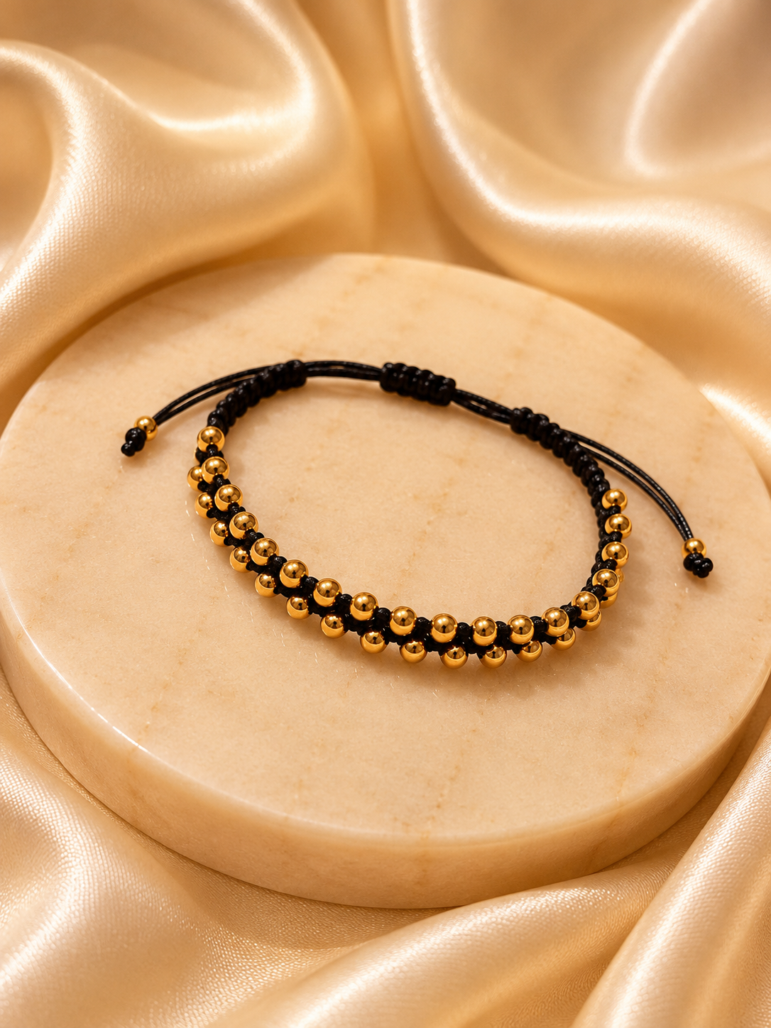 Pulsera Ébano Dorado