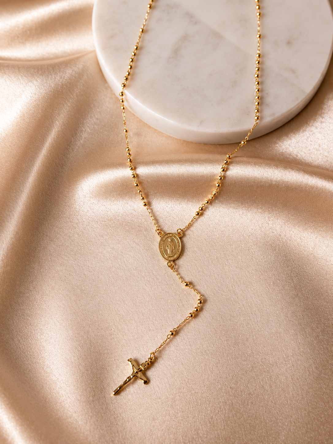 Collar Rosario Celestial