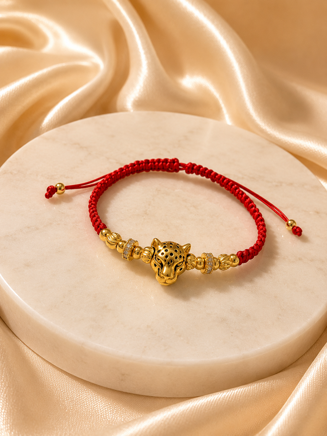 Pulsera de Protección Pantera Dorada