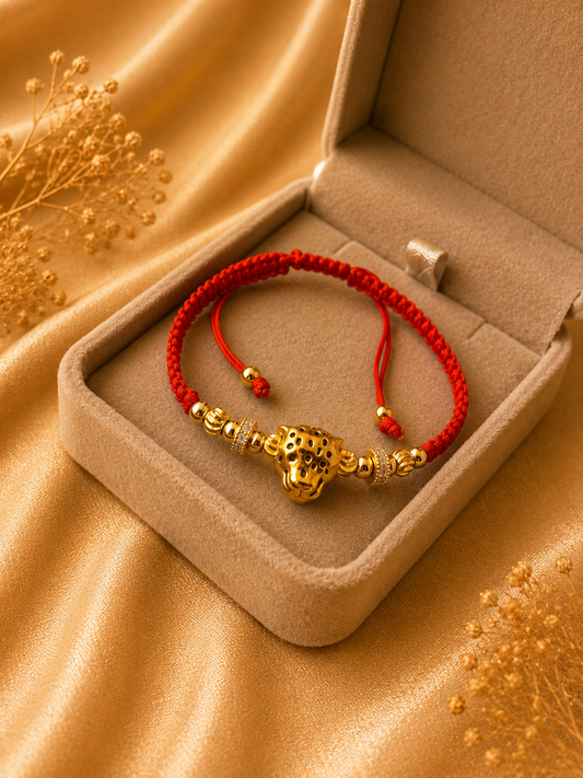 Pulsera de Protección Pantera Dorada