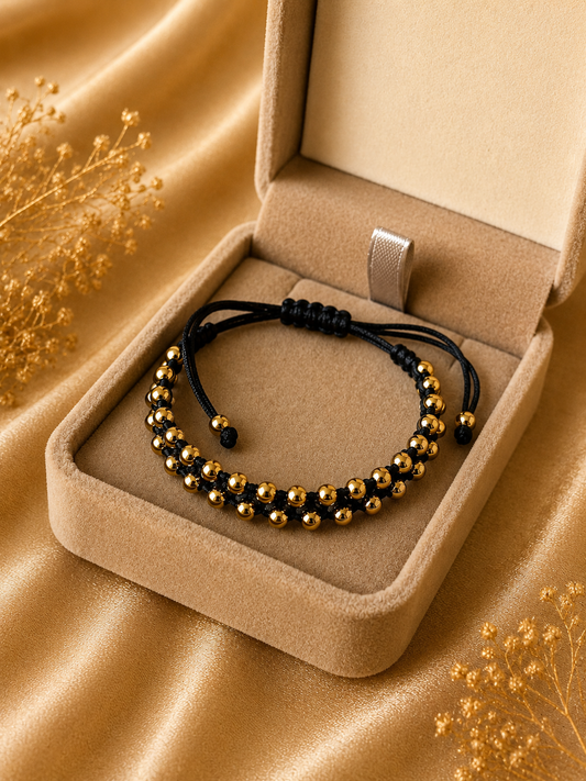 Pulsera Ébano Dorado